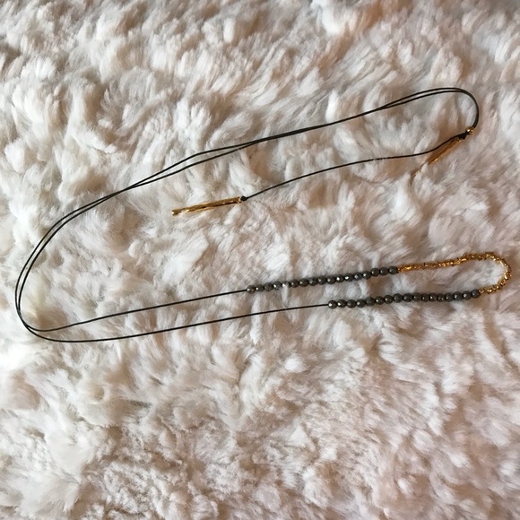 Gorjana 18k GP beading adjustable necklace NWOT - Picture 7 of 9